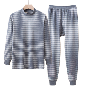 Paaugliai medvilninis terminis apatinių komplektas — vieno sluoksnio, aukštas juosmuo, išlaiko šilumą, 100% medvilnė.