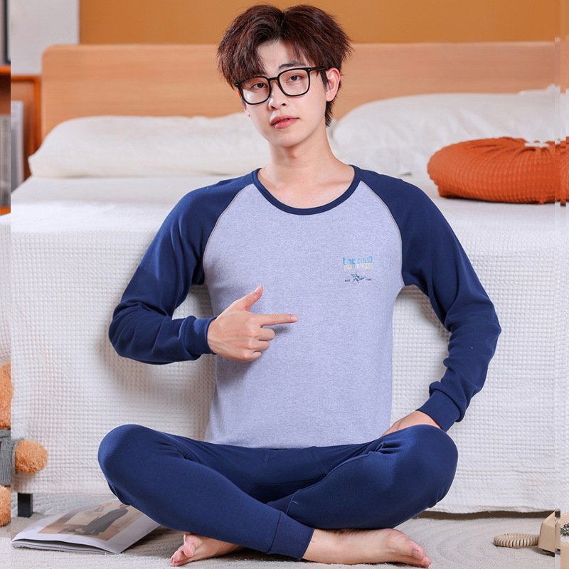 Paaugliai medvilninis terminis apatinių komplektas — vieno sluoksnio, aukštas juosmuo, išlaiko šilumą, 100% medvilnė.