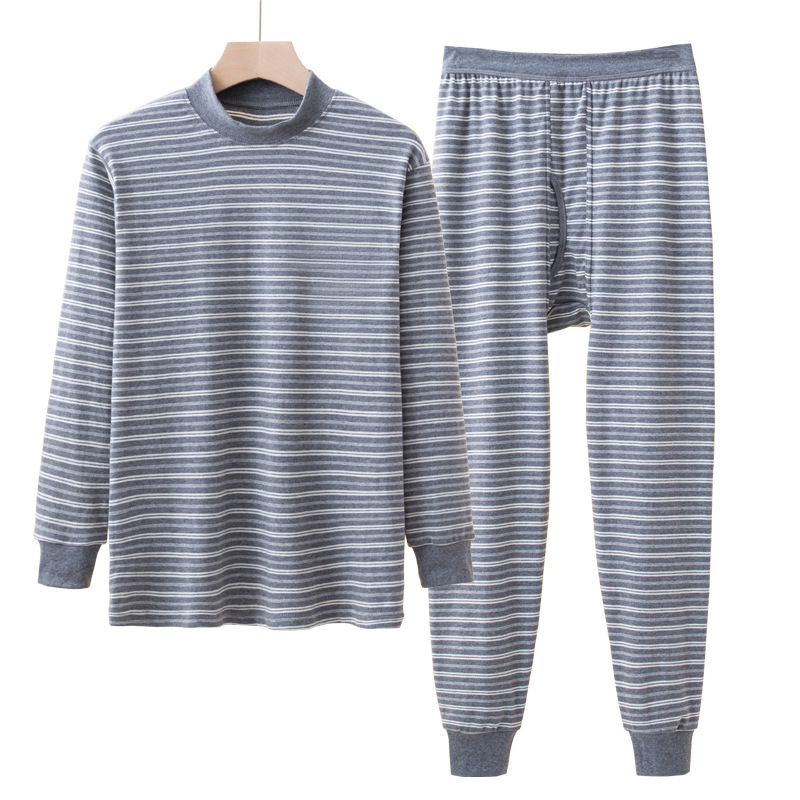 Paaugliai medvilninis terminis apatinių komplektas — vieno sluoksnio, aukštas juosmuo, išlaiko šilumą, 100% medvilnė.