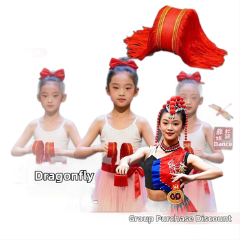 Prop cigaretovej krabičky pre etnický detský tanec, značka Hairpin flower, skladom, vhodné pre deti, leto 2025