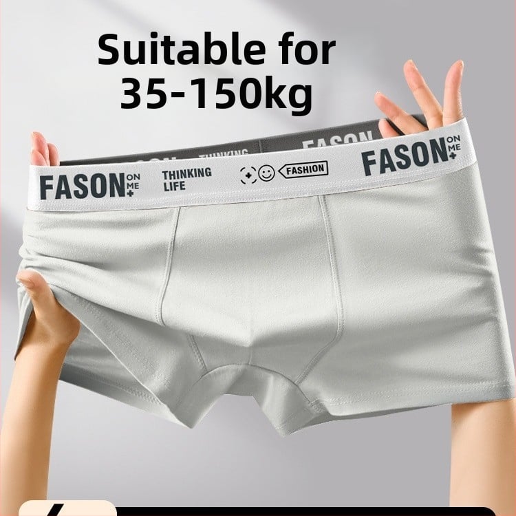 Meeste bokserid, puuvill, antibakteriaalne, keskmise vöökohaga, noortele meestele