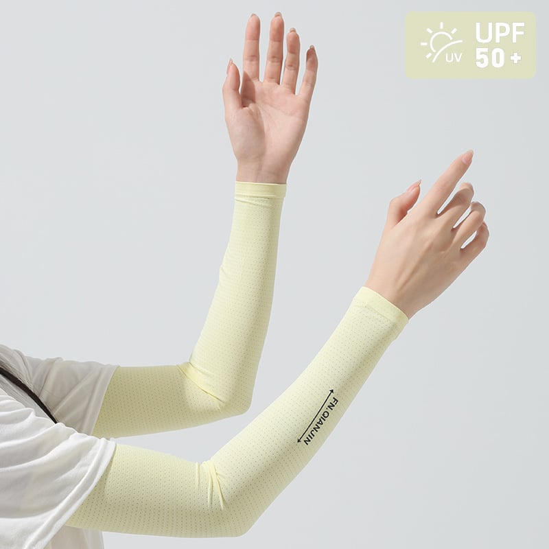 Ledus zīda saules aizsardzības piedurknes — Nīlon, saturs 81–95%, Oriģinālais dizains, Pavasaris 2023