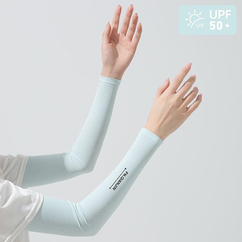 Ledus zīda saules aizsardzības piedurknes — Nīlon, saturs 81–95%, Oriģinālais dizains, Pavasaris 2023