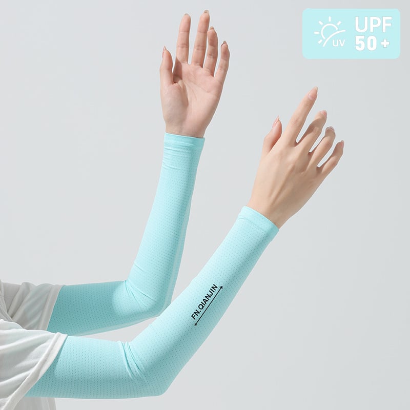 Ledus zīda saules aizsardzības piedurknes — Nīlon, saturs 81–95%, Oriģinālais dizains, Pavasaris 2023