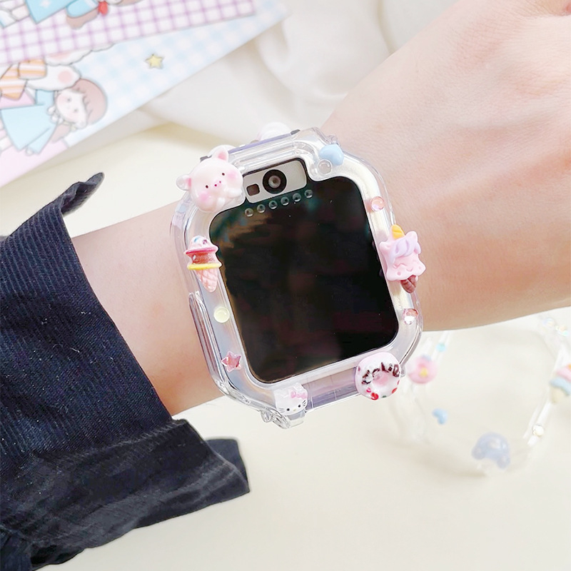 3D figūrinė apsauginė dėžutė Huawei vaikų laikrodžiui – TPU, suderinama su 5 Pro, 5 Vigor, 4X, 4 Pro, 3 Pro, 3S, 5X