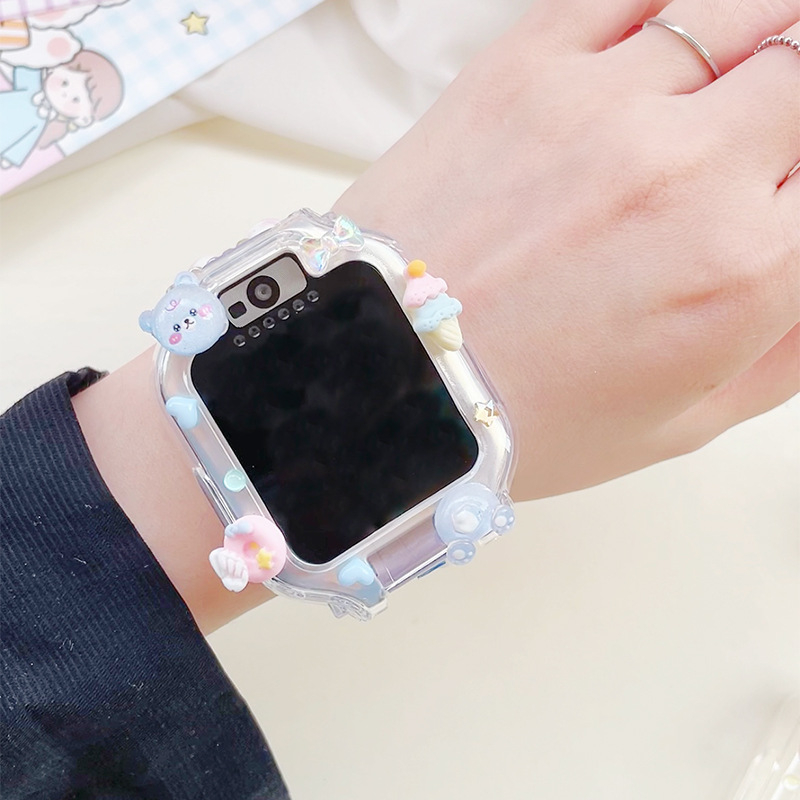 3D figūrinė apsauginė dėžutė Huawei vaikų laikrodžiui – TPU, suderinama su 5 Pro, 5 Vigor, 4X, 4 Pro, 3 Pro, 3S, 5X