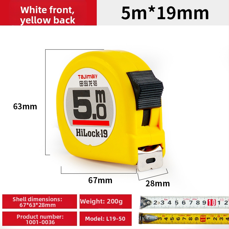 Tajima Ryu kétoldalas acél mérőszalag, vastított, kopásálló, mérőeszköz típus: szalag