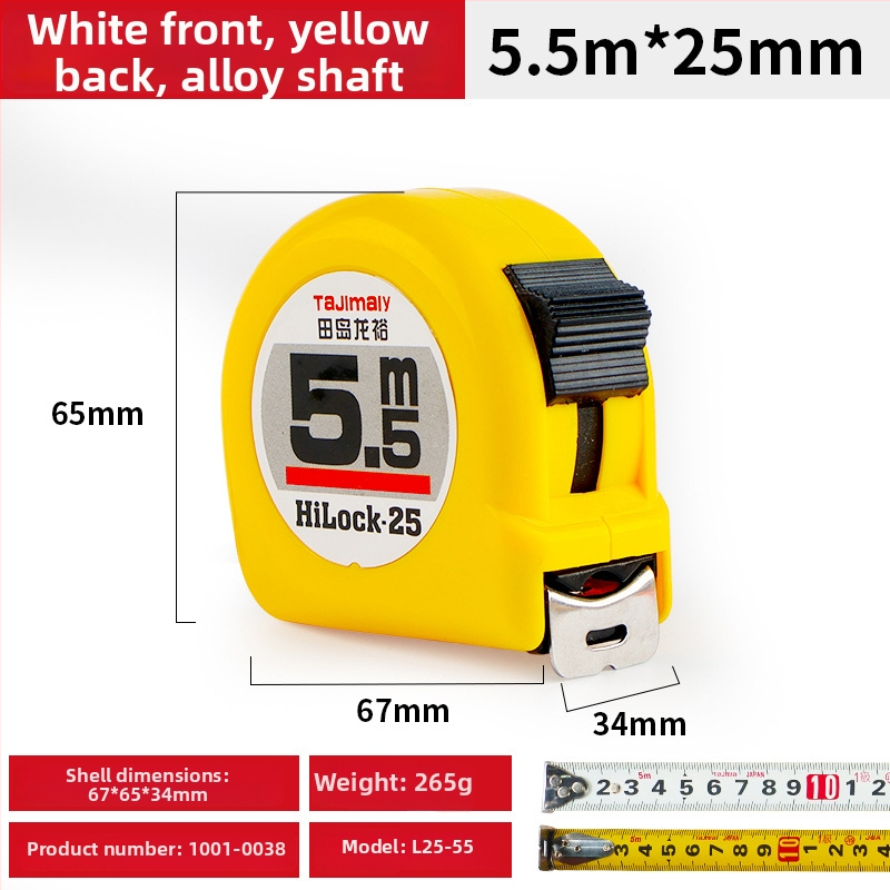 Tajima Ryu kétoldalas acél mérőszalag, vastított, kopásálló, mérőeszköz típus: szalag