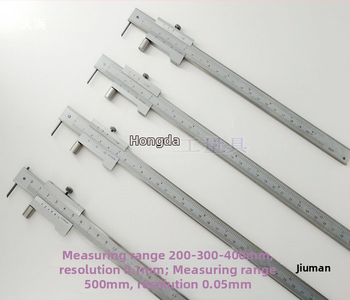 Верниер калипер с карбидна сплав за паралелно надписване, обхват 0-500 мм