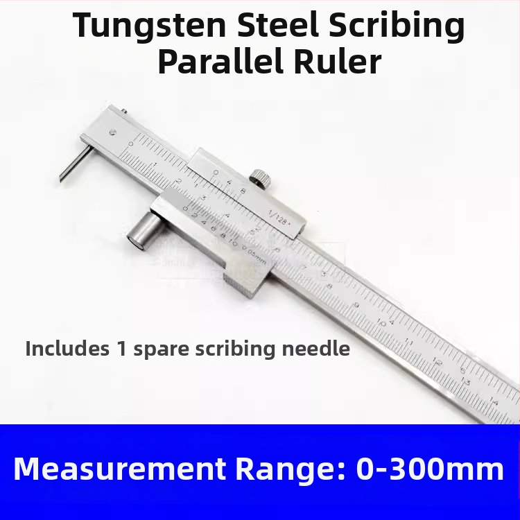 Верниер калипер с карбидна сплав за паралелно надписване, обхват 0-500 мм