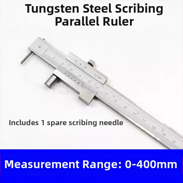 Верниер калипер с карбидна сплав за паралелно надписване, обхват 0-500 мм