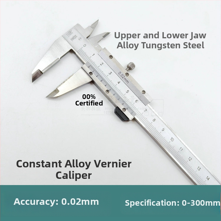 Верниер калипер с карбидна сплав за паралелно надписване, обхват 0-500 мм
