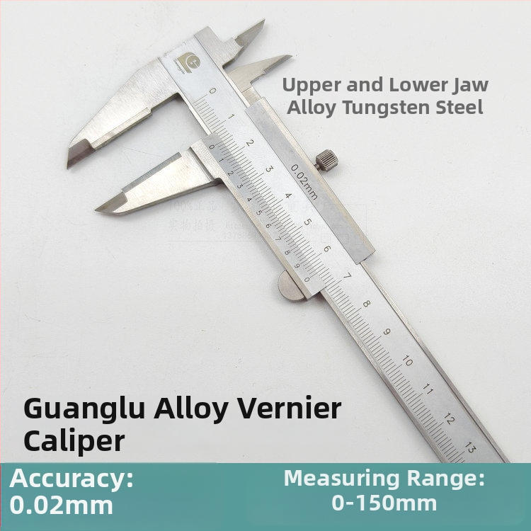 Верниер калипер с карбидна сплав за паралелно надписване, обхват 0-500 мм
