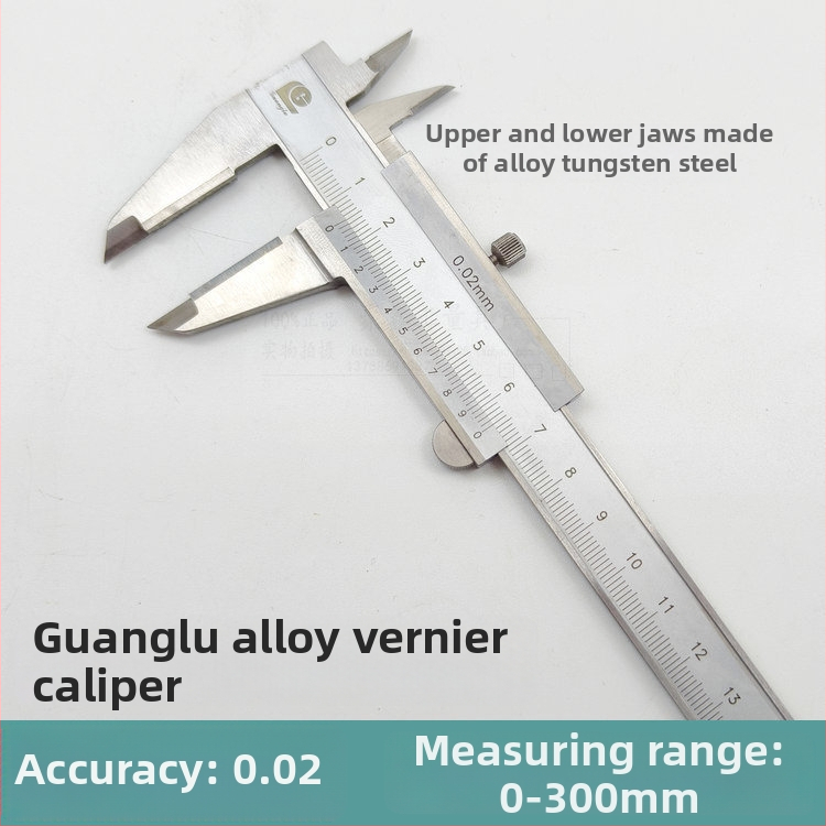 Верниер калипер с карбидна сплав за паралелно надписване, обхват 0-500 мм