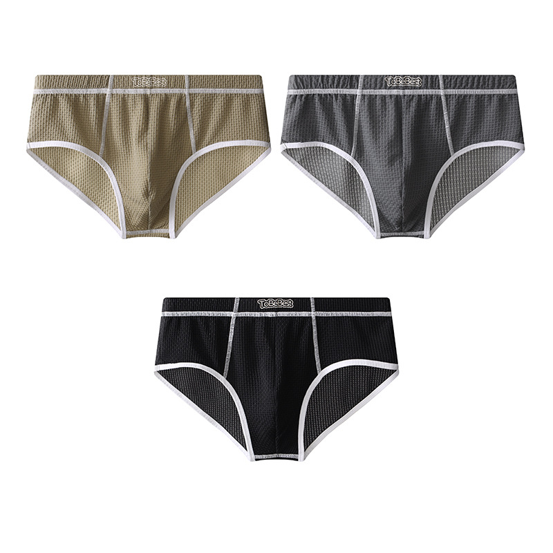 Ice Silk dišne muške gaćice, pletene, srednji pojas, najlon, Artilleryman