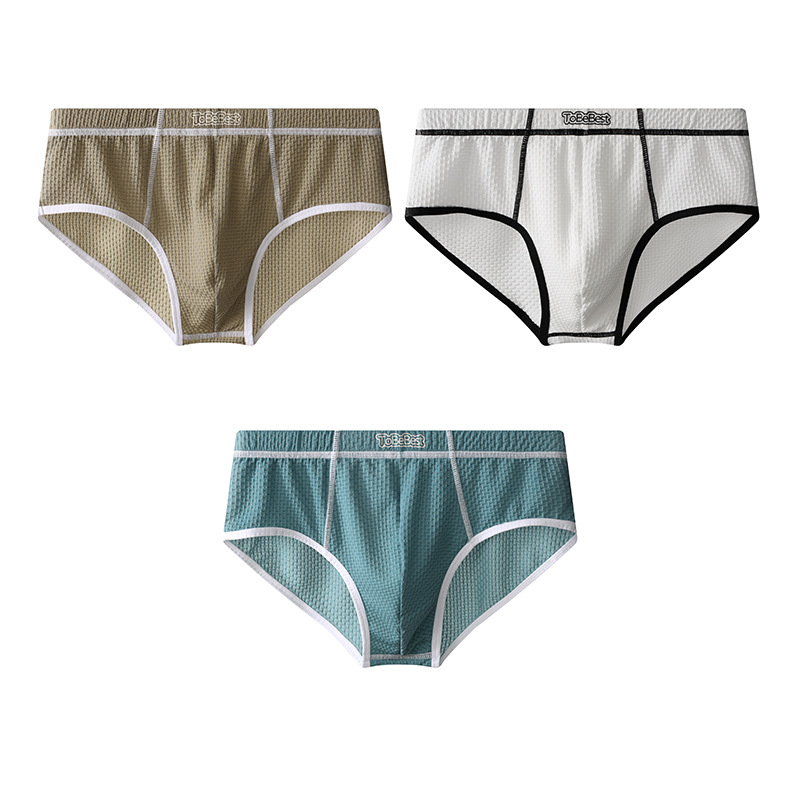 Ice Silk dišne muške gaćice, pletene, srednji pojas, najlon, Artilleryman
