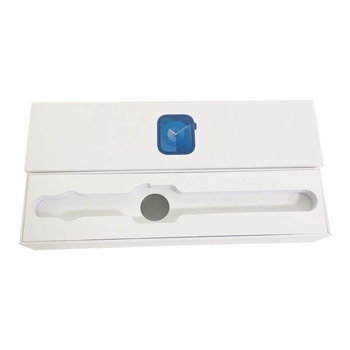 Кутия за опаковка на смарт часовник – фиксирана хартиена кутия, хартия с тегло 1200 г, офсетен печат и горещ печат, печат на лого.