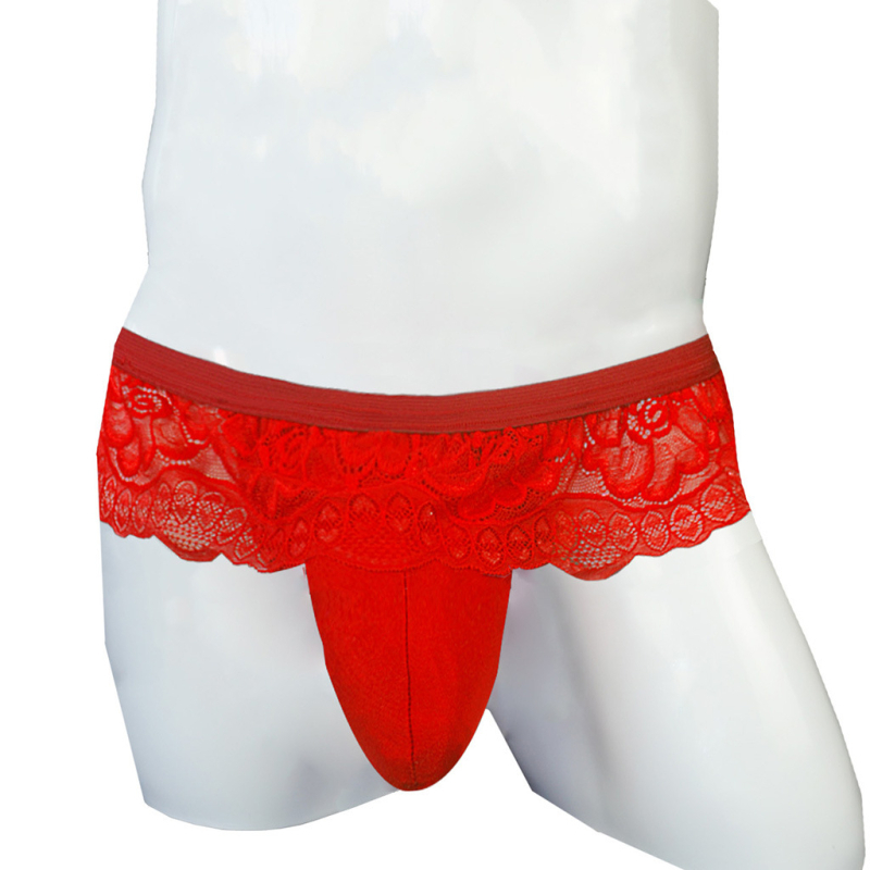 Ανδρικά στρινγκ δαντέλας από νάιλον, σε σακούλα συσκευασία, μάρκα Latin spark, περιεκτικότητα κύριου υφάσματος 95-100%