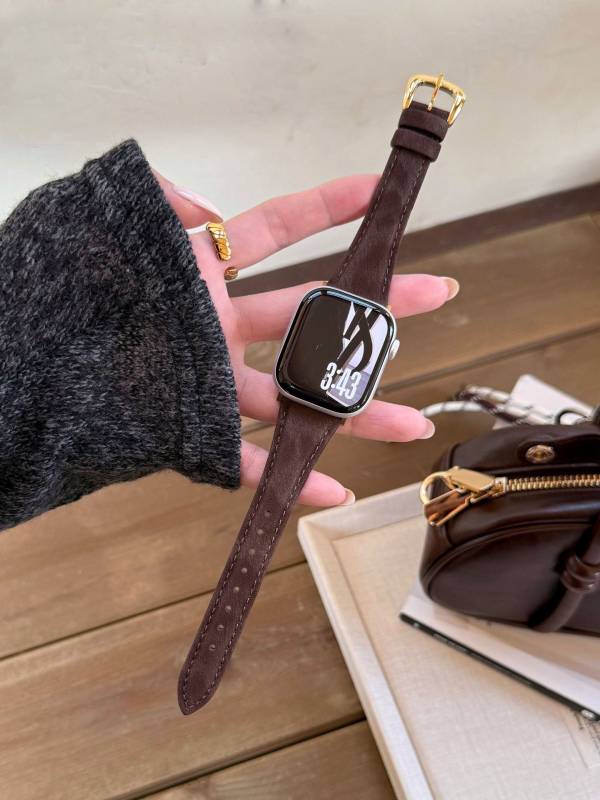 Tanki kožni remen za Apple Watch