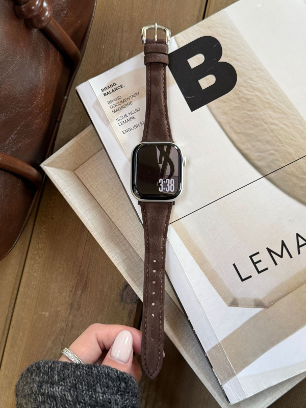 Tanki kožni remen za Apple Watch