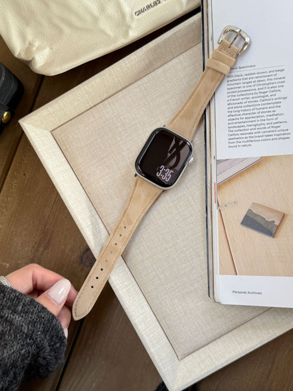 Tanki kožni remen za Apple Watch