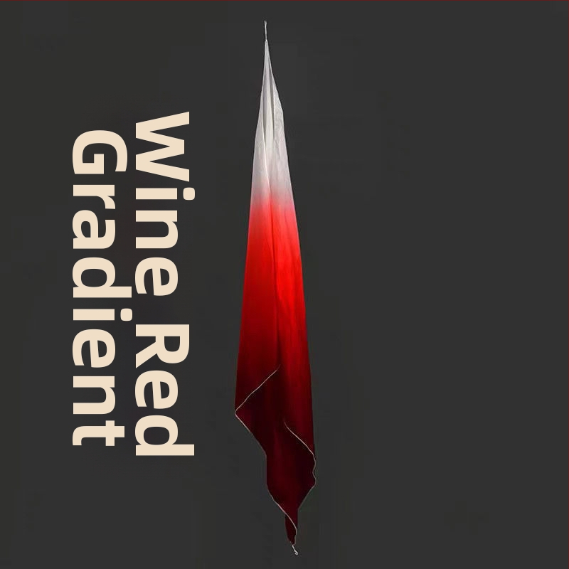 Копринен танцов фен, двустранен, за янгко и класически танци (материал: коприна; двустранен дизайн; употреба: за янгко и класически танц; квадратно танцуване)