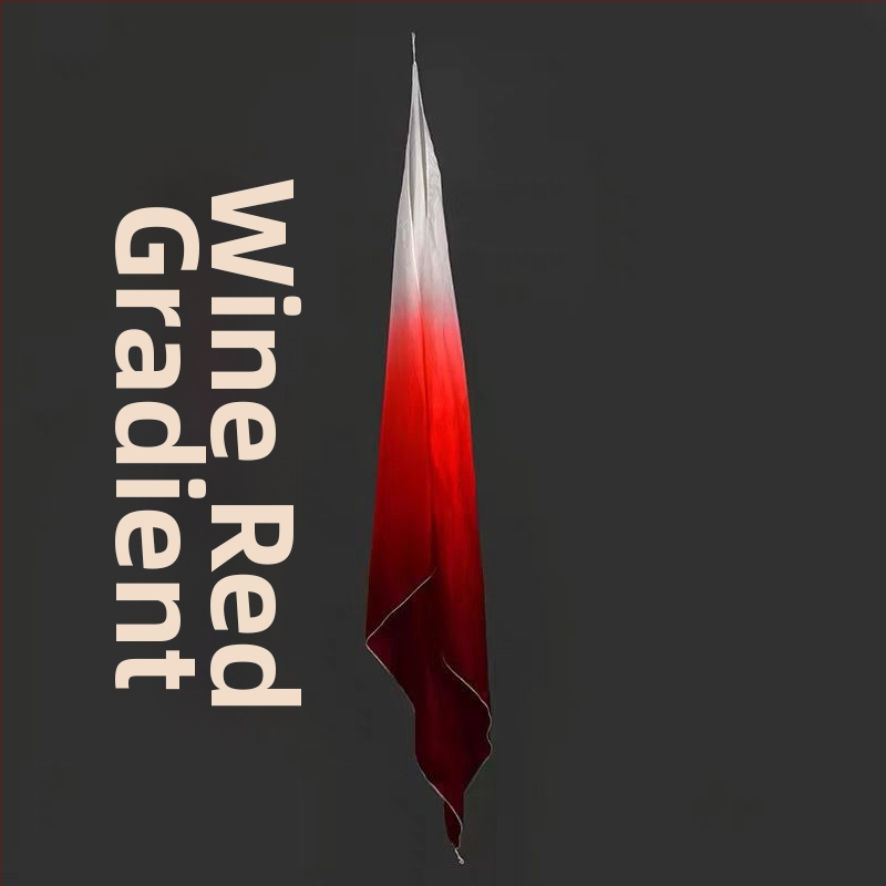 Копринен танцов фен, двустранен, за янгко и класически танци (материал: коприна; двустранен дизайн; употреба: за янгко и класически танц; квадратно танцуване)