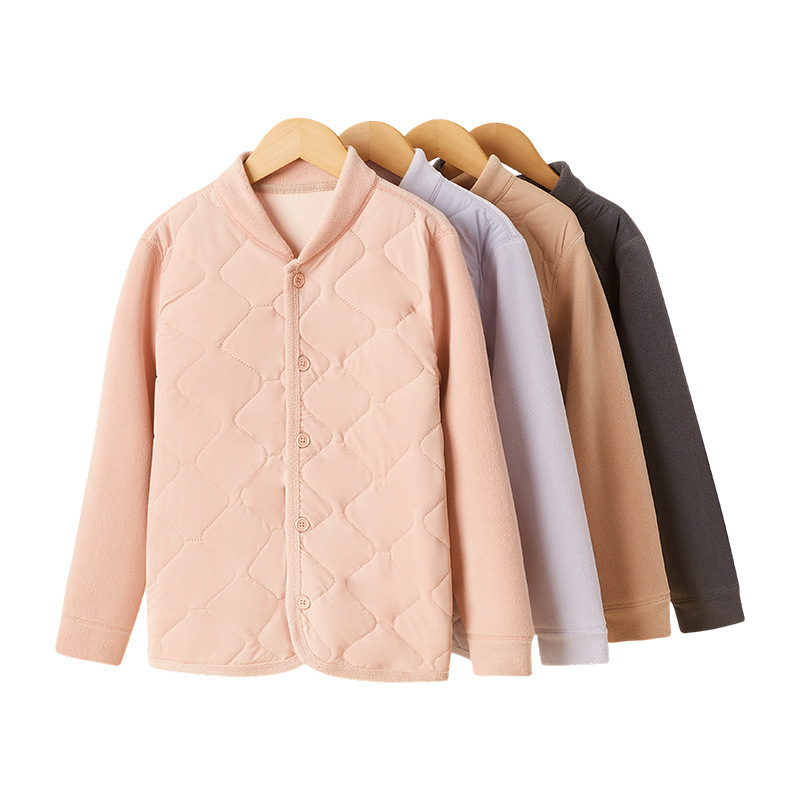 Unisex trodjelni set školskih uniform od ovčje vune: debeli kardigan s polugornim ovratnikom, prsluk i hlače, velur podstava, gustoća materijala 401–500 g/m2, uzrast 13–18 godina