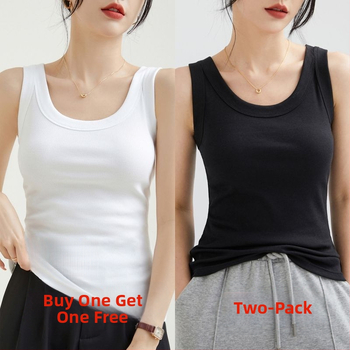 Ženski pamučni top s rebrastom teksturom, bez rukava, urbani stil, nepravilnog kroja