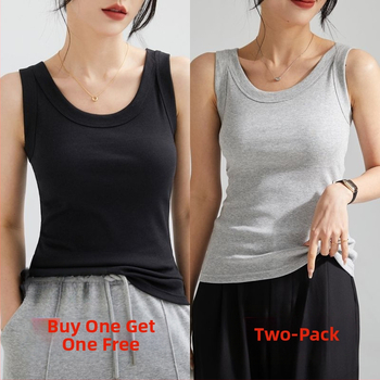 Ženski pamučni top s rebrastom teksturom, bez rukava, urbani stil, nepravilnog kroja