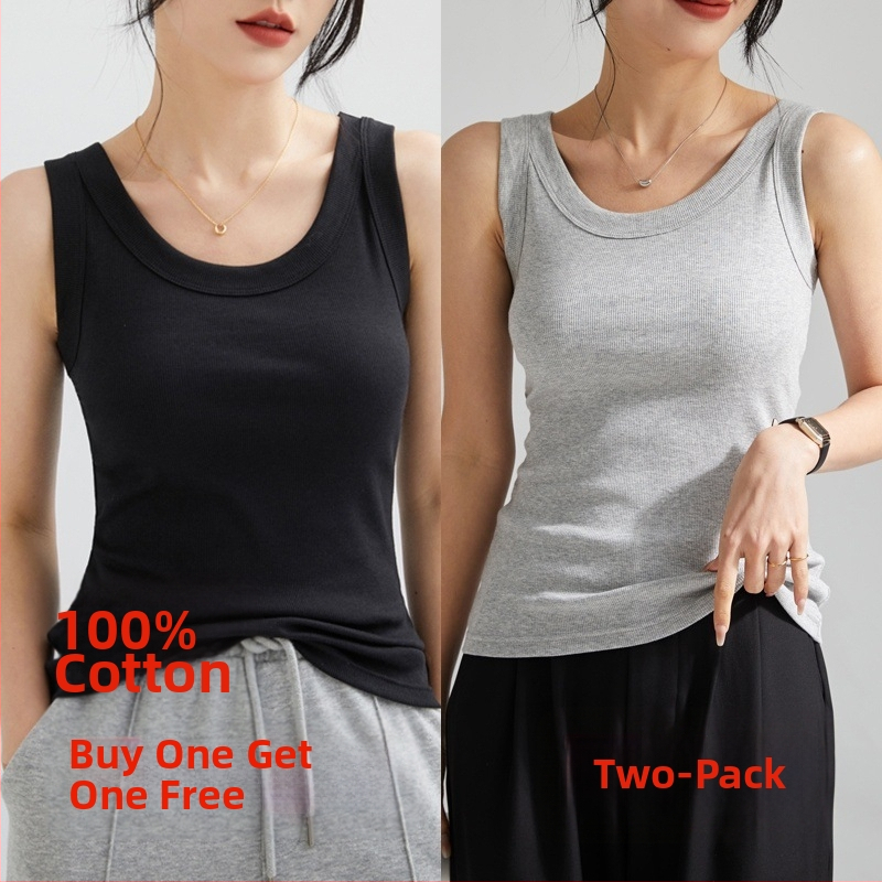 Ženski pamučni top s rebrastom teksturom, bez rukava, urbani stil, nepravilnog kroja