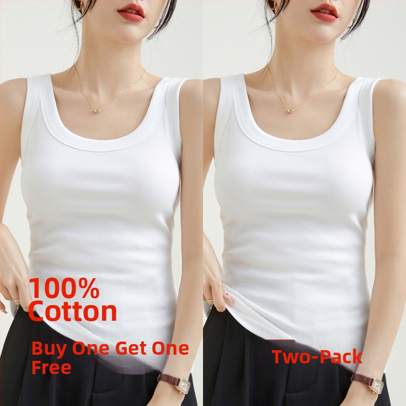 Ženski pamučni top s rebrastom teksturom, bez rukava, urbani stil, nepravilnog kroja