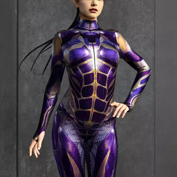 Cosplay overál – Harajuku stílus, Spandex keverék, a fő anyag tartalma 30% alatti, Nyár 2023, Játékok és anime szerepjátékokhoz