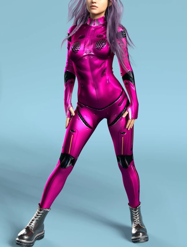 Cosplay overál – Harajuku stílus, Spandex keverék, a fő anyag tartalma 30% alatti, Nyár 2023, Játékok és anime szerepjátékokhoz