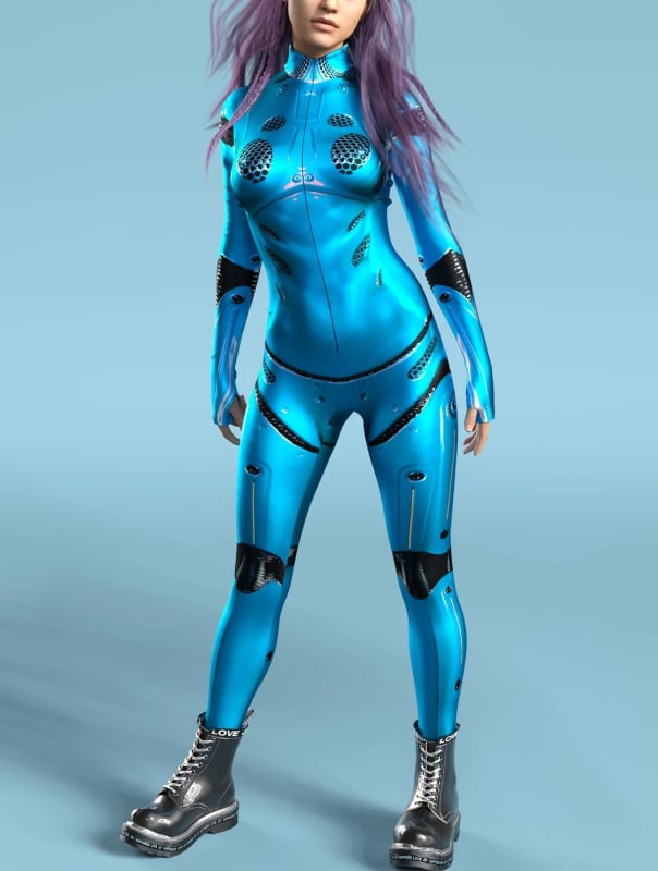 Cosplay overál – Harajuku stílus, Spandex keverék, a fő anyag tartalma 30% alatti, Nyár 2023, Játékok és anime szerepjátékokhoz