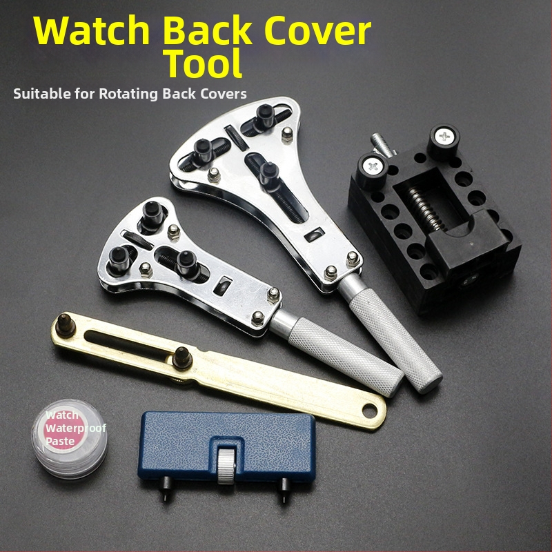 Óraszerelő eszköz készlet, 19-darabos vas készlet, háromcsontos hátlapnyitó az akkumulátor cseréjéhez