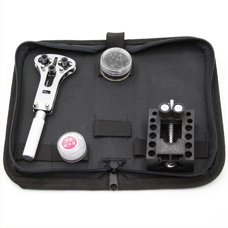 Óraszerelő eszköz készlet, 19-darabos vas készlet, háromcsontos hátlapnyitó az akkumulátor cseréjéhez