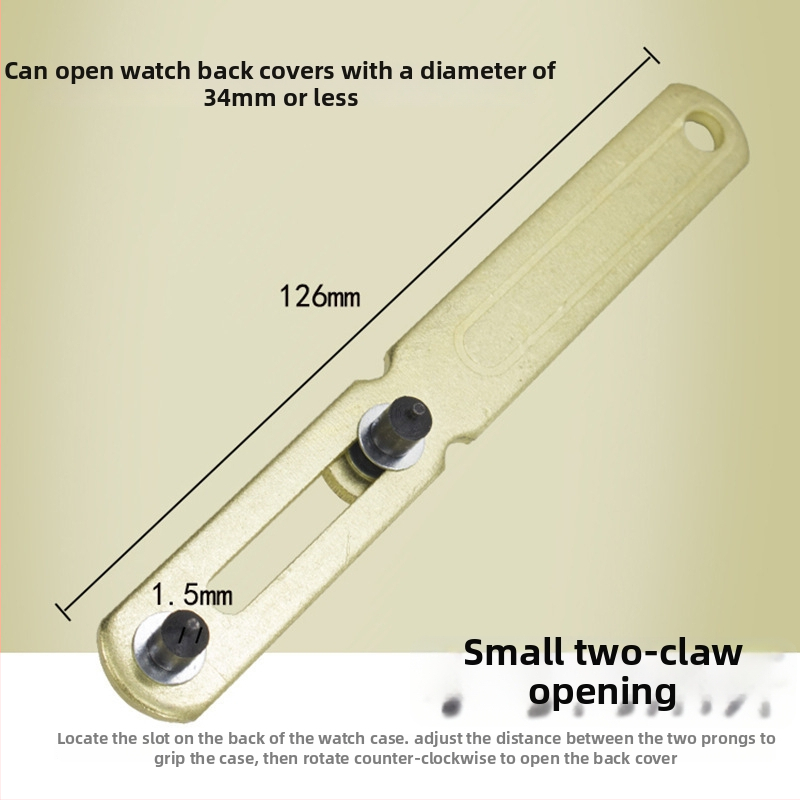 Óraszerelő eszköz készlet, 19-darabos vas készlet, háromcsontos hátlapnyitó az akkumulátor cseréjéhez