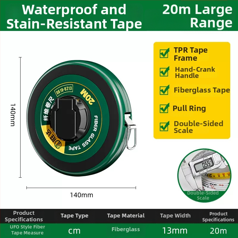 Shengda mjerni traka s vlaknastim pravom, dvostrana, mekša