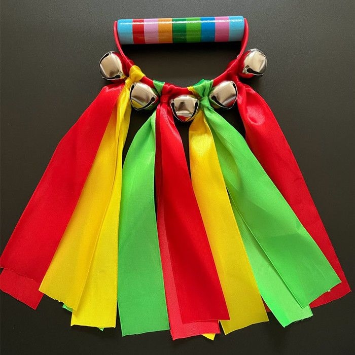 Детска ръчна камбанка за сутрешни танцови упражнения в градина; марка: Други; наличност: готова на склад; възрастова група: деца; година/сезон: Други