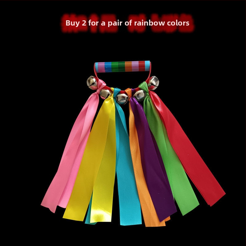 Детска ръчна камбанка за сутрешни танцови упражнения в градина; марка: Други; наличност: готова на склад; възрастова група: деца; година/сезон: Други