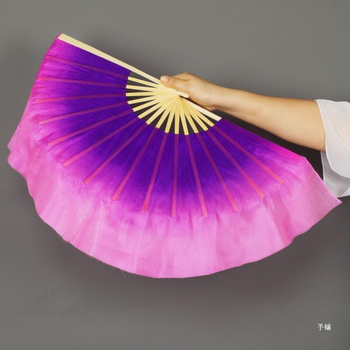 Plesni fan od imitacije svile, ručno držan, za ples u kineskom stilu, ljeto 2021 izdanje