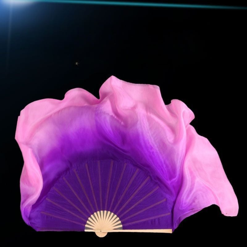 Plesni fan od imitacije svile, ručno držan, za ples u kineskom stilu, ljeto 2021 izdanje