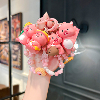 Κρεμαστό μπρελόκ - Ρητίνη με χάντρες, γλυκό στυλ, μάρκα Yiming, ατομικά συσκευασμένο