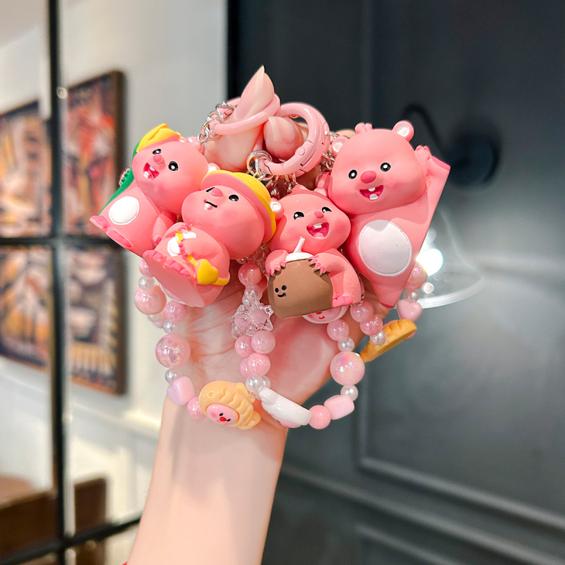 Κρεμαστό μπρελόκ - Ρητίνη με χάντρες, γλυκό στυλ, μάρκα Yiming, ατομικά συσκευασμένο