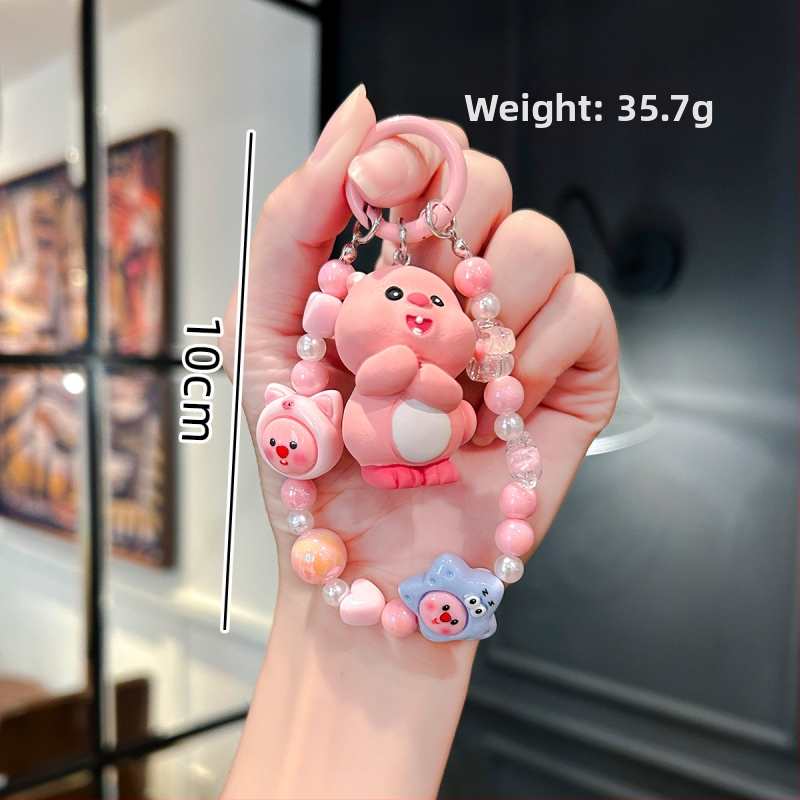 Κρεμαστό μπρελόκ - Ρητίνη με χάντρες, γλυκό στυλ, μάρκα Yiming, ατομικά συσκευασμένο