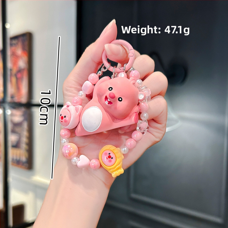 Κρεμαστό μπρελόκ - Ρητίνη με χάντρες, γλυκό στυλ, μάρκα Yiming, ατομικά συσκευασμένο