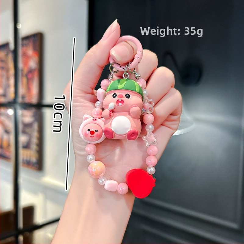 Κρεμαστό μπρελόκ - Ρητίνη με χάντρες, γλυκό στυλ, μάρκα Yiming, ατομικά συσκευασμένο
