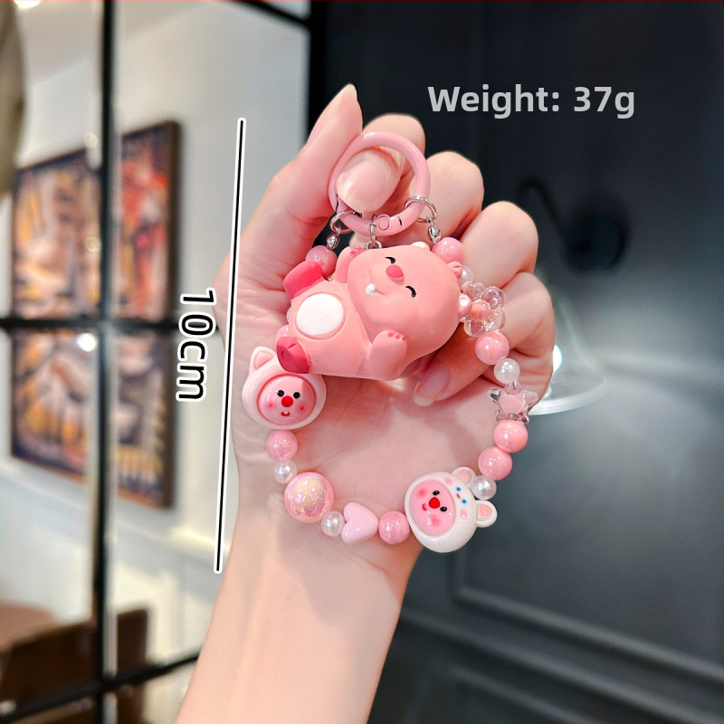 Κρεμαστό μπρελόκ - Ρητίνη με χάντρες, γλυκό στυλ, μάρκα Yiming, ατομικά συσκευασμένο