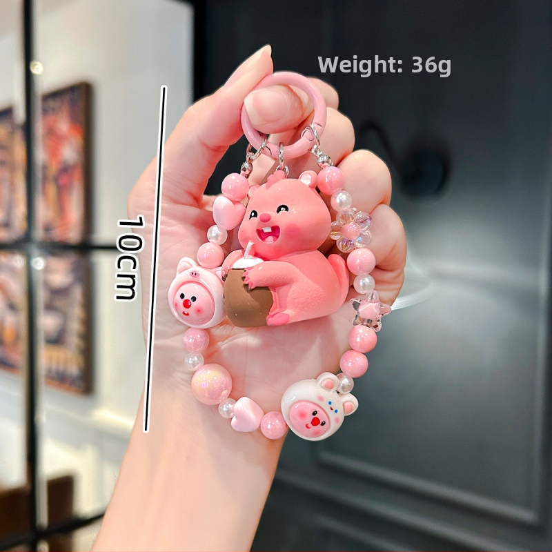 Κρεμαστό μπρελόκ - Ρητίνη με χάντρες, γλυκό στυλ, μάρκα Yiming, ατομικά συσκευασμένο